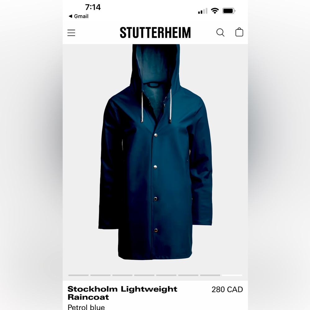Brand new Stutterheim jacket